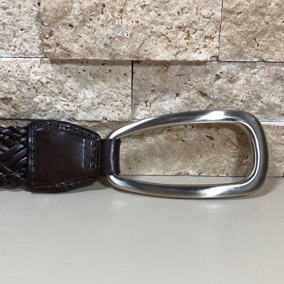 Coldwater Creek Belt S Leather Wide Brown Hip - Picture 7 of 14